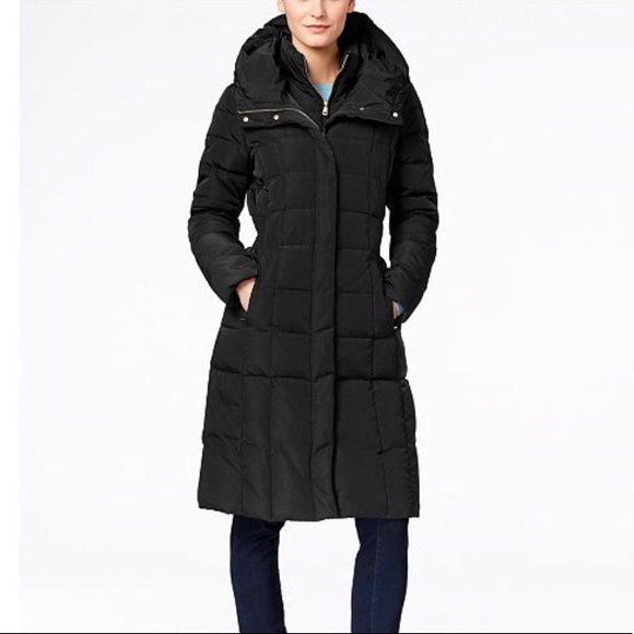 cole haan layered down puffer coat